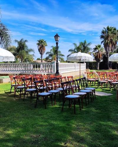 Ceremonia al aire libre en Hacienda Domitila