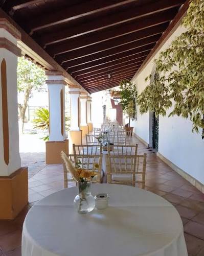 Porche cubierto de Hacienda Domitila